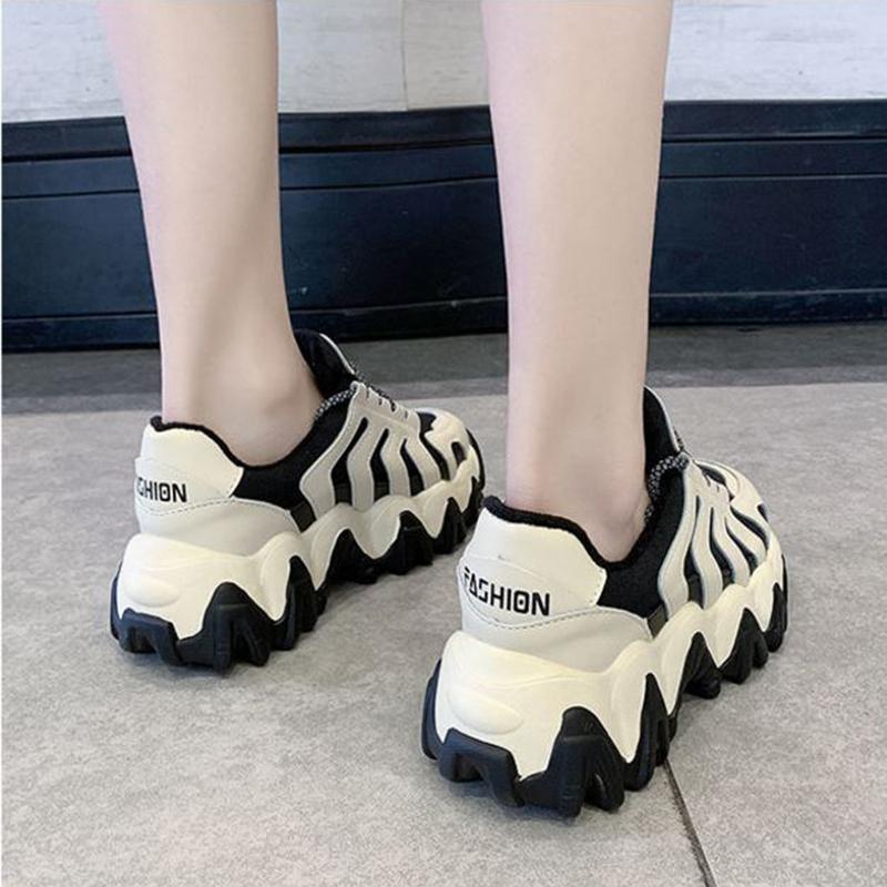 Daddy Shoes Spring Single Shoes Summer Thick-soled Increase All-match Student Sports Casual Women's Shoes