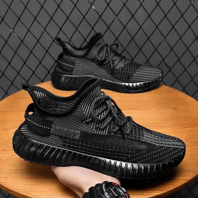 Men's Mesh Breathable Casual Shoes Men's Low-top All-match Student Coconut Shoes Fitness Sneakers