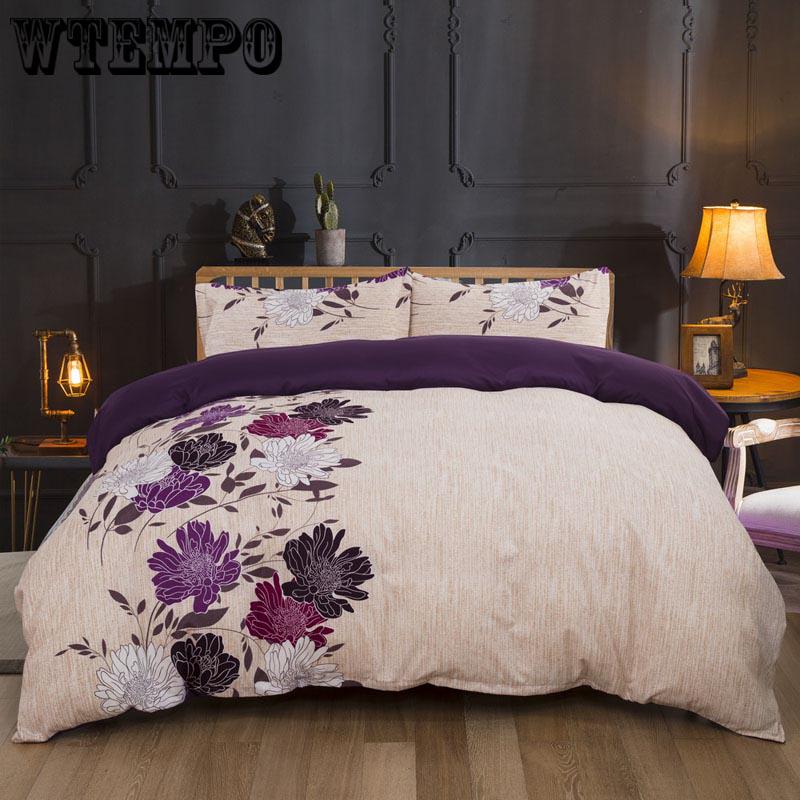 Bedding Set Floral Print Bedlinen 100% Cotton High Quality Full/queen Size Quilt Cover