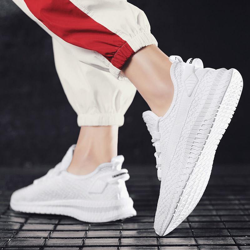 Sports Shoes Breathable Mesh Sneakers Male Soft Sole Lightweight Shoes Non Slip Casual Sneakers