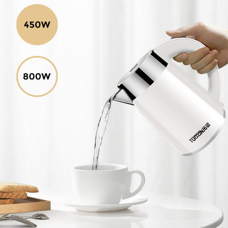 Portable 0.8L Small Electric Kettle Home Automatic Travel Dormitory Mini Capacity Small Power Kettle