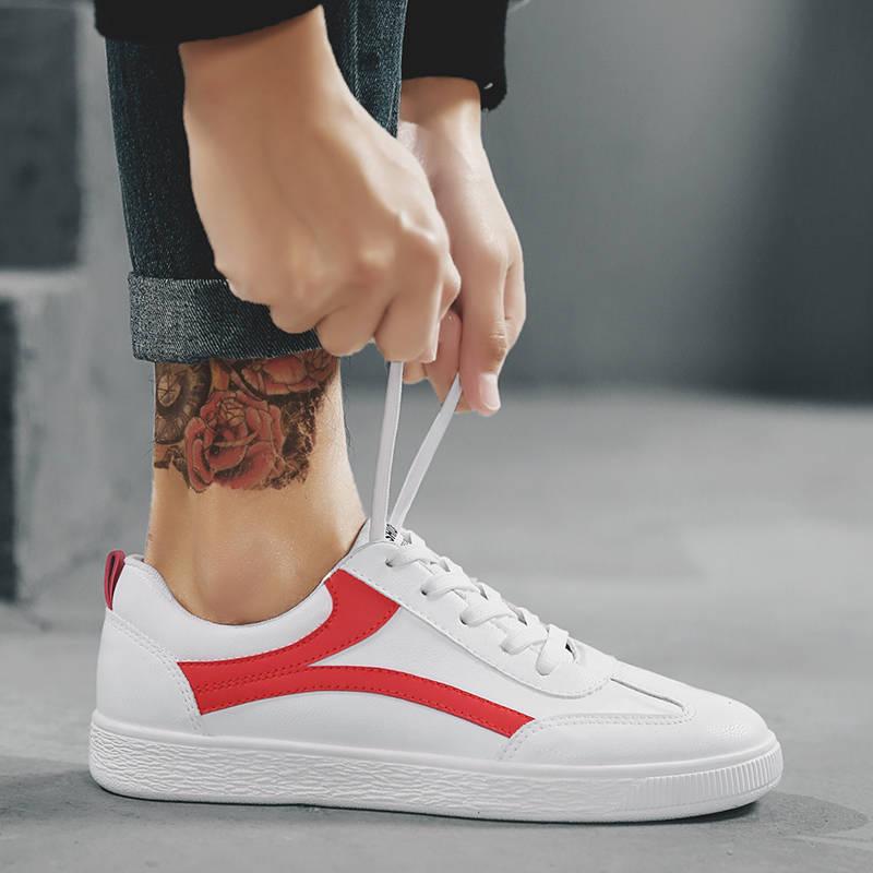 Stylish men's lace-up sneakers casual sneakers flat canvas shoes fashion casual running sneakers