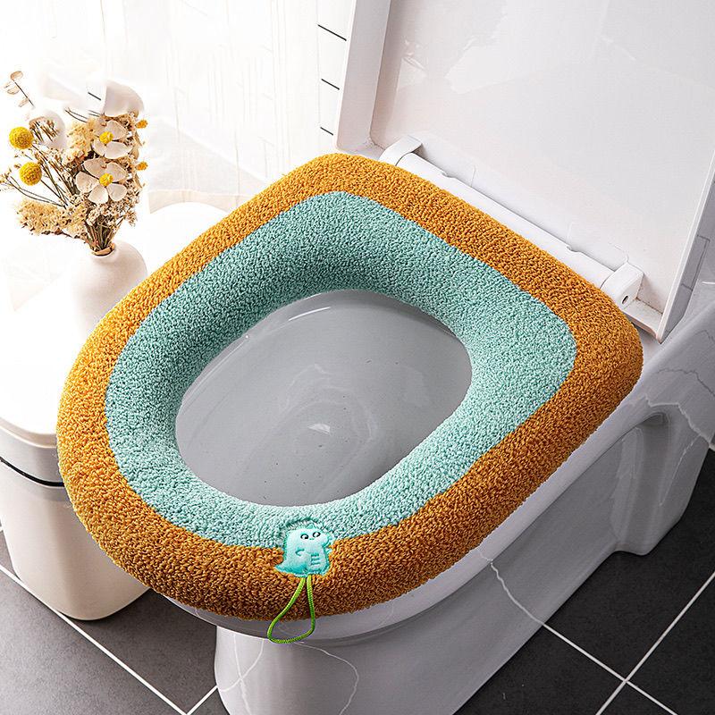 Thickened Lifting Toilet Seat Toilet Cushion Household Toilet Cover Winter Thickened Toilet Seat Universal Toilet Cushion Washing