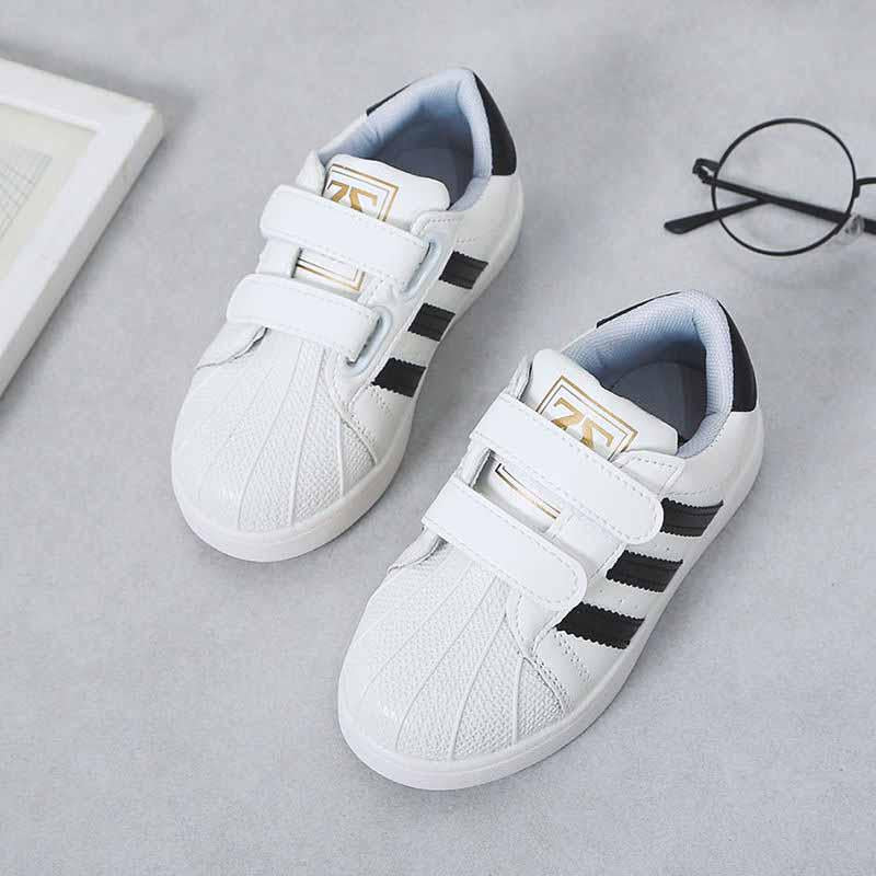 Size 21-36 Child Sneakers Sandals Kids Leather Breathable Wear-resistant Basketball Shoes Lightweight Running Shoes Comfortable Deodorant Skate Shoes