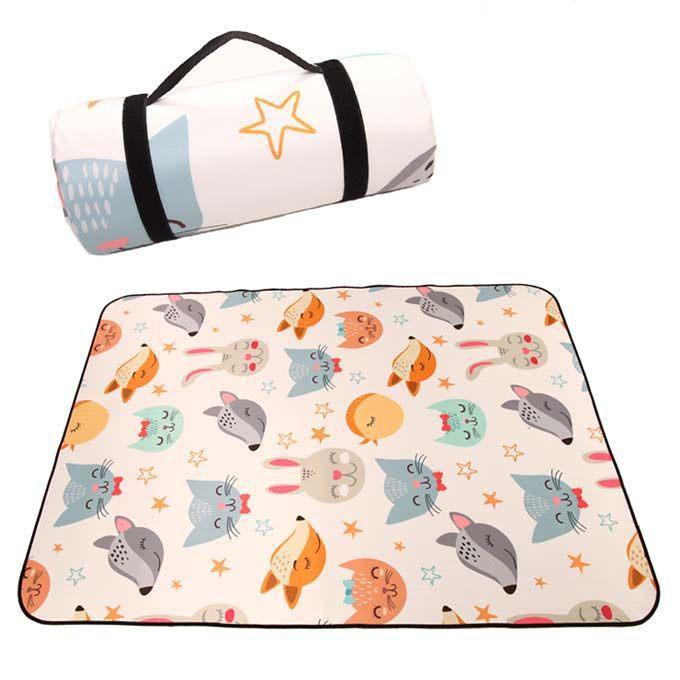 Picnic Mat Camping Moisture-proof Mat Outdoor Thickening Household Field Mat Folding Lawn Portable Waterproof Picnic Cloth