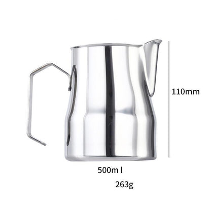 Manual Motta Milk Jug Frother Latte Art Cup Stainless Steel Small Milk Frothing Pitcher Creamer Milk Foam Maker