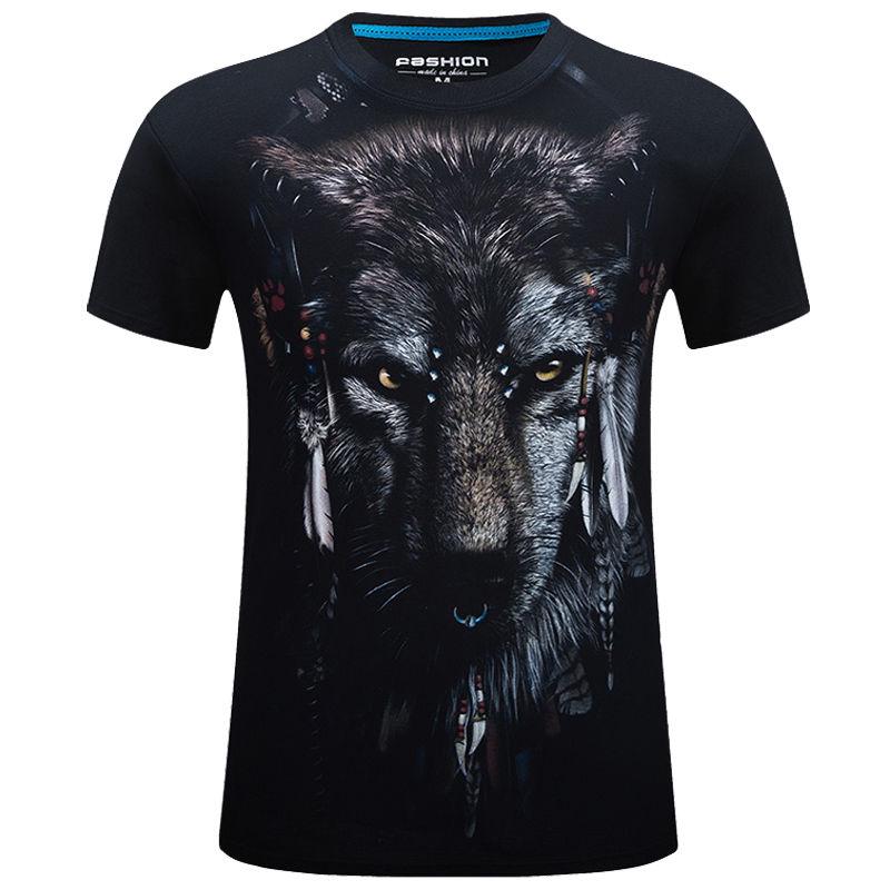 Men's Summer Casual 3dT Shirt Fashion Personality Printing Men T-shirt