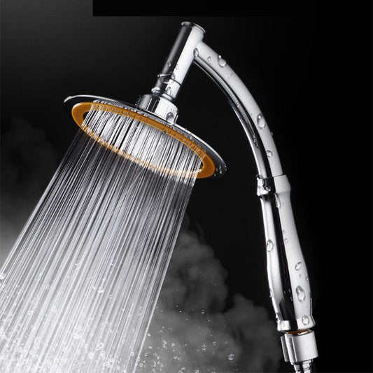 Pressurized Shower Head High Pressure Shower Household Top Spray Water Heater Universal Rain Shower Head Bath Flower Wine Set