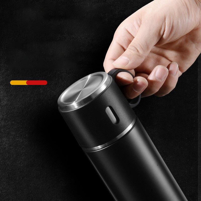 580 Ml Thermos Cup Insulation Cup Stainless Steel Male and Female Students Large Capacity Portable Outdoor Vacuum Water Cup Business Cup Travel Cup