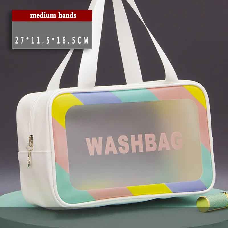 Cosmetic Bag Portable Fitness Waterproof Cosmetic Storage Bag Wash Bath Portable Travel Large Capacity