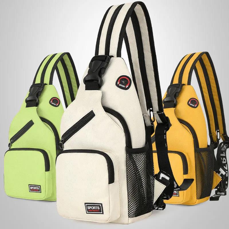 Unisex Sling Bag Men Women Shoulder Bag Home Supplies Crossbody Chest Bag for Gift Outdoor Sports Slung Riding Bag Waterproof Travel