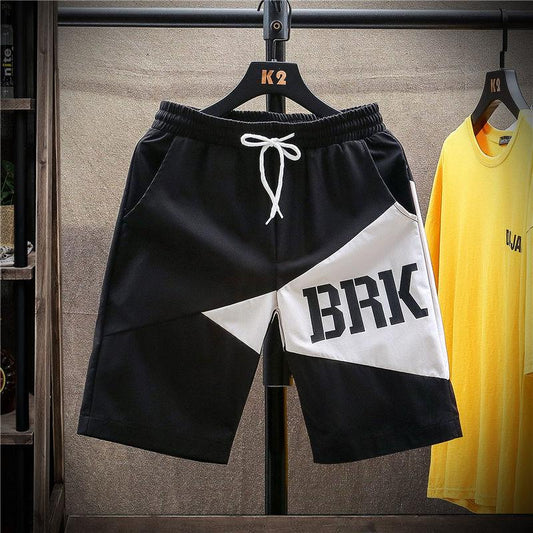 Casual Shorts Men's Loose Breathable Five-point Pants Youth Sports Pants Fashion Personality Beach Pants