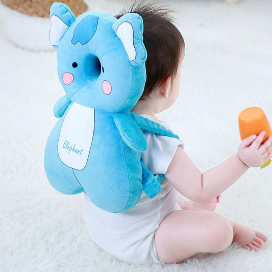 Baby's Head Plush Protection Pad Baby's Plush Pillow Soft Children's Walking Anti-collision Plush Pillow Sounding Toys