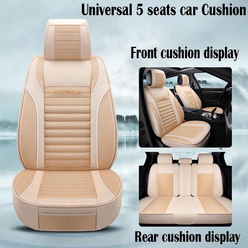 5 set Auto Seat Cushion 5 seats Universal car seat cover Waterproof Car Seat Cover Universal Leather