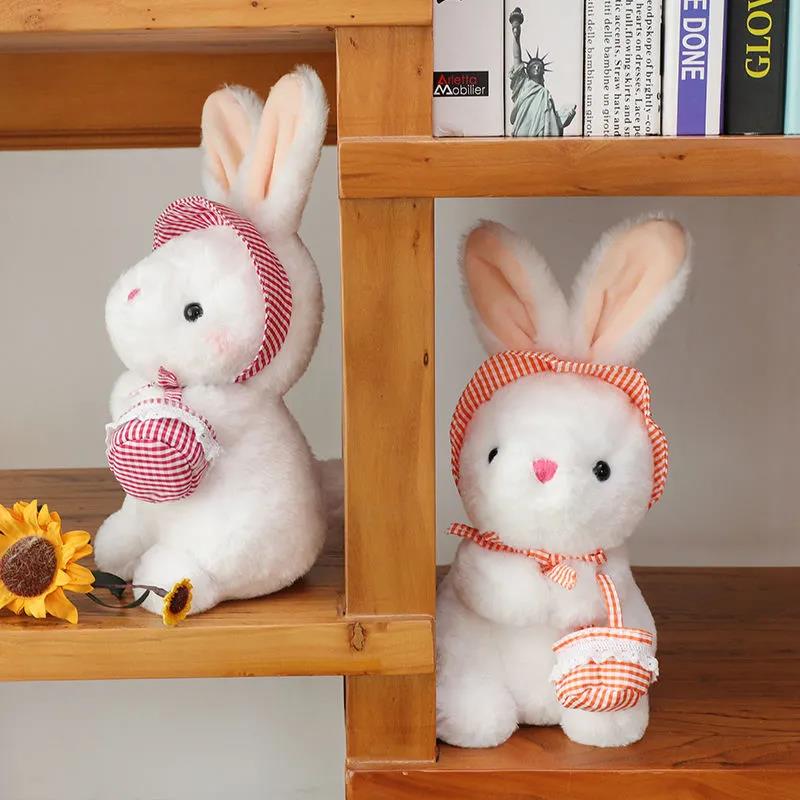 Rabbit Plush Toy Net Red Cute Doll White Rabbit Rag Doll Children's Small Doll Girl Birthday Gift