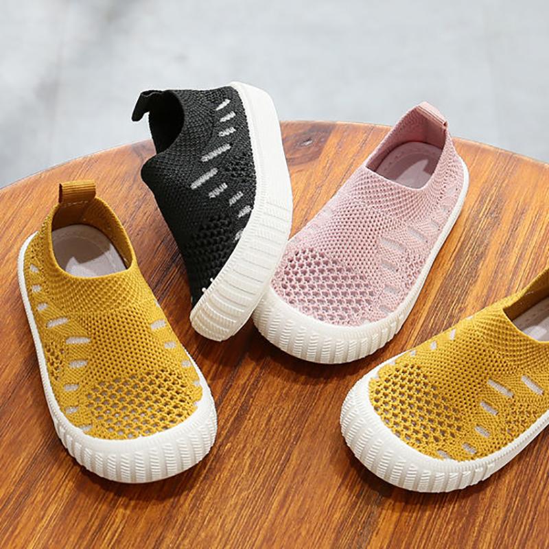 Spring and Summer Children's Mesh Sports Shoes Boys Breathable Net Shoes Girls Casual Shoes Kids Baby Soft Bottom Kindergarten