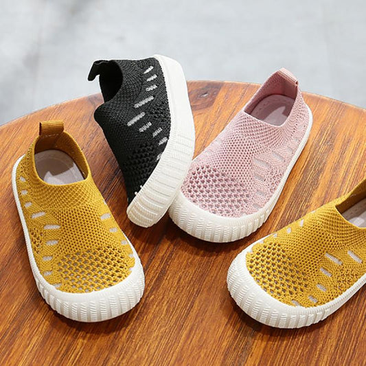 Spring and Summer Children's Mesh Sports Shoes Boys Breathable Net Shoes Girls Casual Shoes Kids Baby Soft Bottom Kindergarten