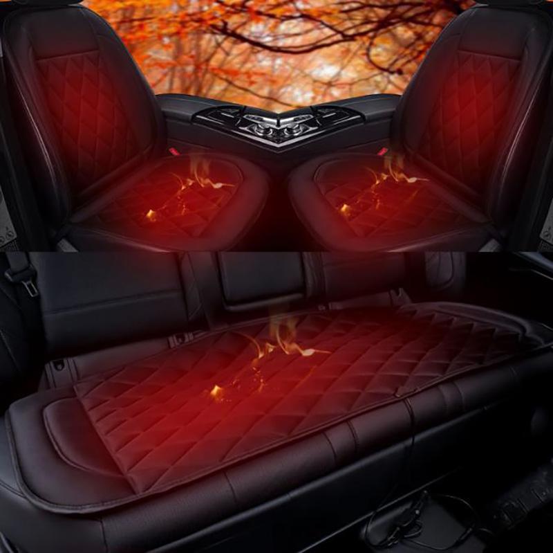 24V Five-piece Car Heating Cushion Electric Heating Cushion Winter Heater Seat Heater Cigarette Lighter Head