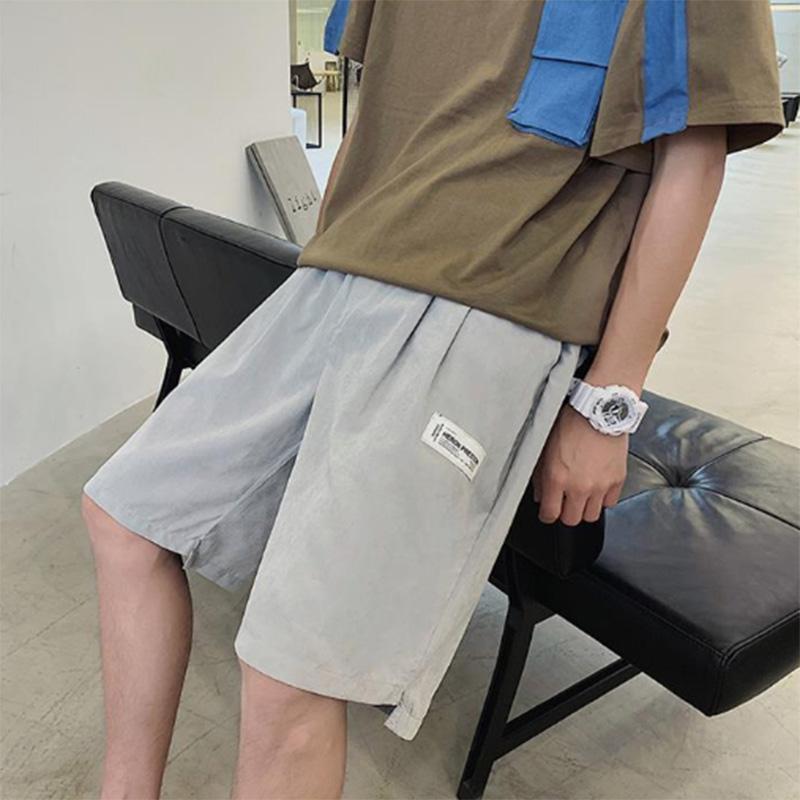 Summer Thin Shorts Men's Large Size Sports Casual Pants Straight Loose Tide Brand Sports Five-point Pants