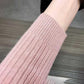 Soft Fabric Buttoned V-neck Long-sleeved Sweater Women's Slim Knit Sweater Women's Comfortable Solid Color Bottoming Shirt