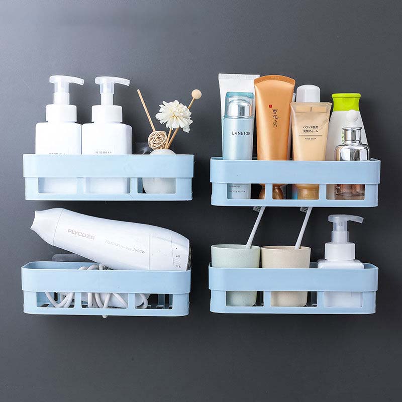 Bathroom Wall-mounted Storage Rack Organizer Multi-function Desktop Storage Box