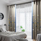 Cartoon Embroidered Thicken Healthy Green Curtains Boys and Girls Bedroom Bay Window Shade Curtains (150×270cm)