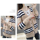 Autumn and Winter Loose Cardigan Sweater Long-sleeved Cardigan V-neck Top Fashion Casual Women's Jacket