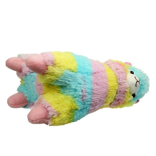 Cute 25cm Rainbow Alpaca Doll Soft Plush Stuffed Llama Animal Toy Kids Baby Gifts