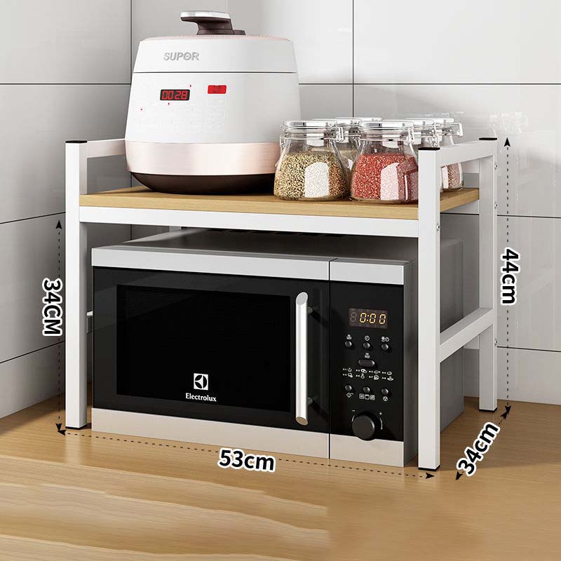 Kitchen Microwave Stove Housing Oven Shelf Home Double-layer Table Multi-function Desktop Storage Rack