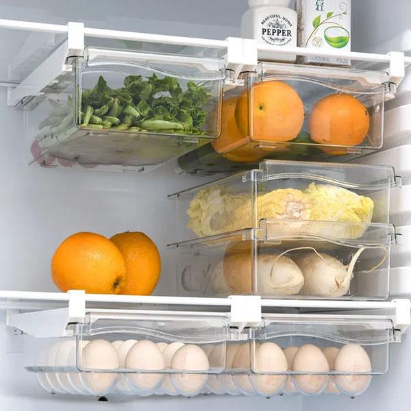 Multifunctional Refrigerator Storage Box Egg Box Vegetable Preservation Box Drawer Storage Box Household Food Hanging Storage Box