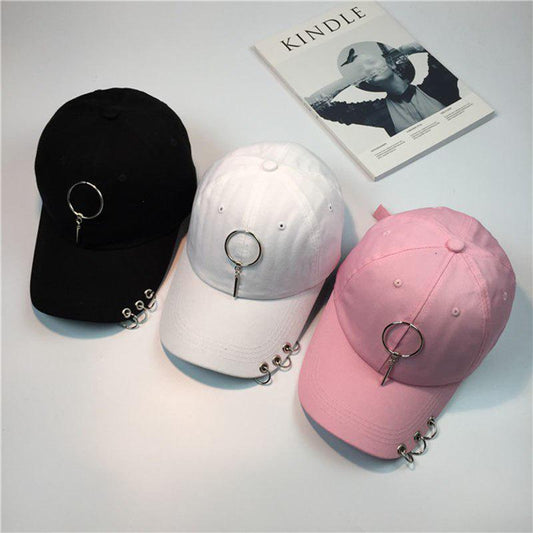 Pop Unisex High Quality Ring Baseball Cap Hats Men Women Snapback Caps Flat Hip Hop Boys Girls Femal