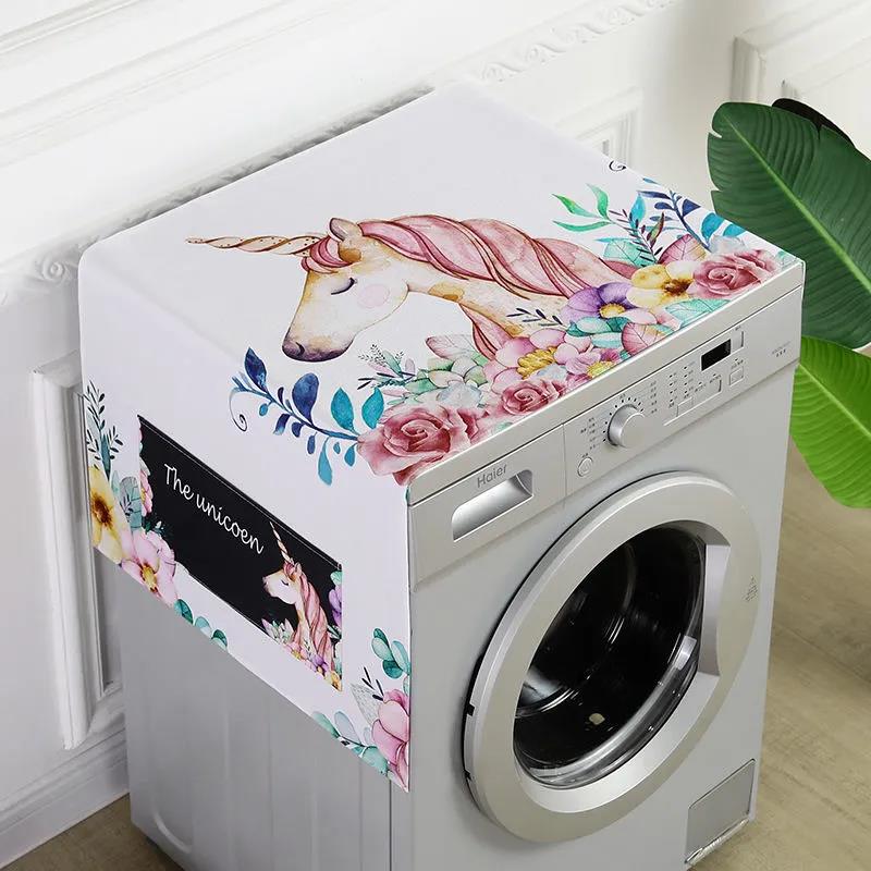 Dust Cover Refrigerator Cover Cloth Washing Machine Dust Cover Dust Cover Household Universal Cover Cloth Microwave Oven Oil Cover