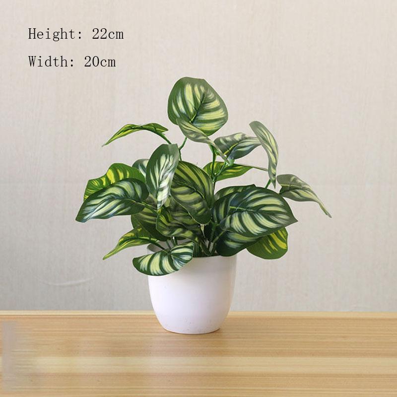 Artificial Flower Plants Fake Green Plants Ornaments Living Room Bedroom Hotel Club Plastic Furnishings Green Radish Potted Anthurium