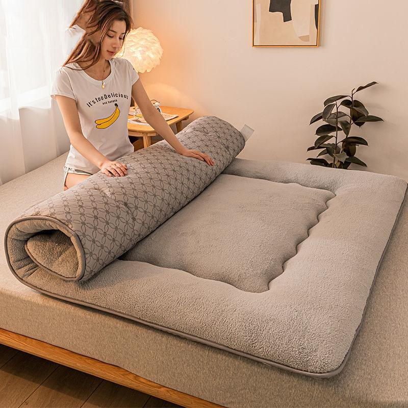 Home Bedroom Sleeping Mat Lamb Wool Warm Mattress Cushion Winter Student Dormitory Cushion