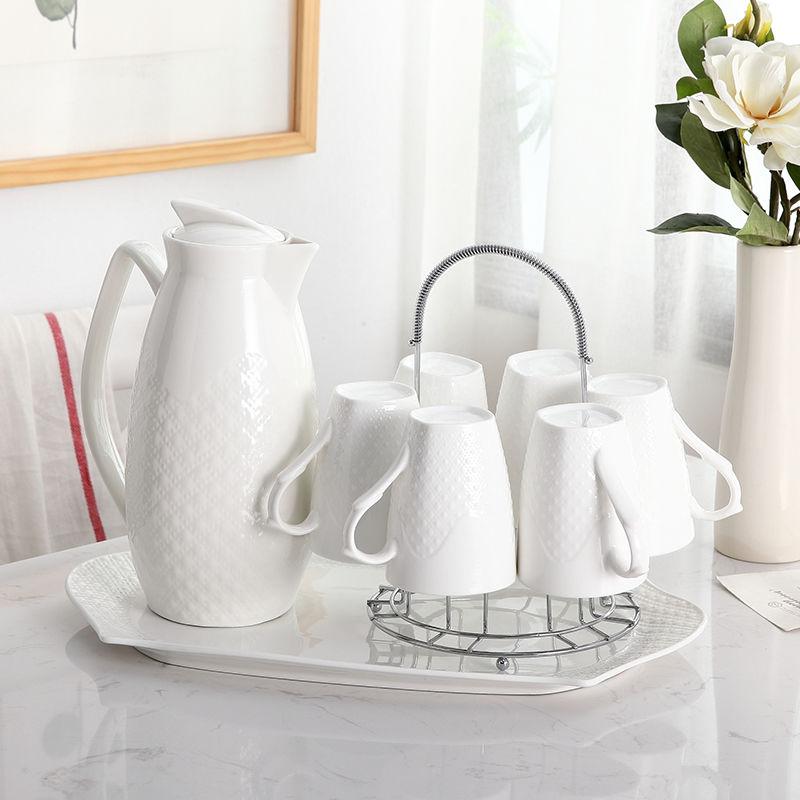 Cool Kettle Set Creative Water Cup Household Tea Cup Ceramic Cold Kettle Tea Set Household High Temperature Water Ware