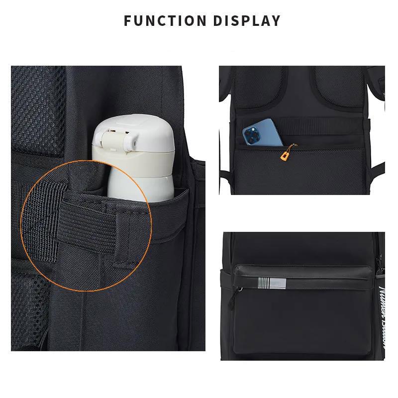 Schoolbags Large-capacity Backpacks Men and Women Backpacks Trendy Bags Computer Bags All-match Canvas Bags Simple Style Travel Bags Standard Version