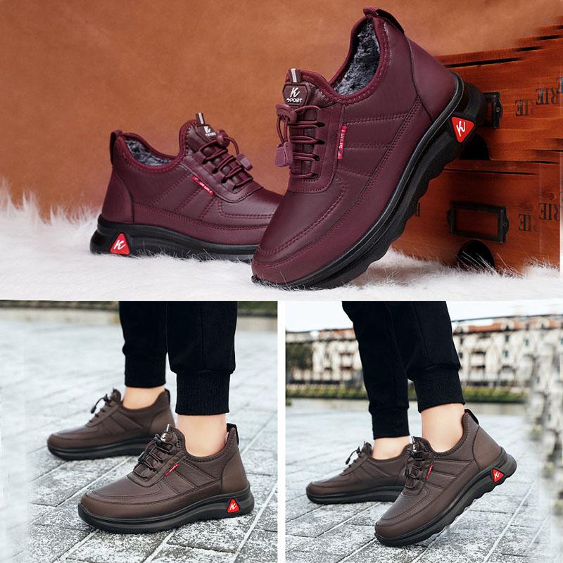 Winter Cotton Shoes Large Size Women's Shoes Lovers Shoes Warm and Velvet Casual Shoes Snow Boots Sports Shoes Running Shoes