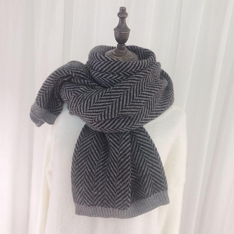 Winter Scarf For Women Warm Knitted Scarf Comfortable Luxury Brand Scarves