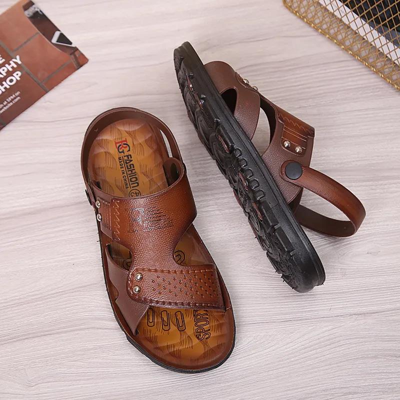 Summer Sandals Beach Fashion Breathable Sandals Soft Sole Sandals Sprayed Men's Sandals