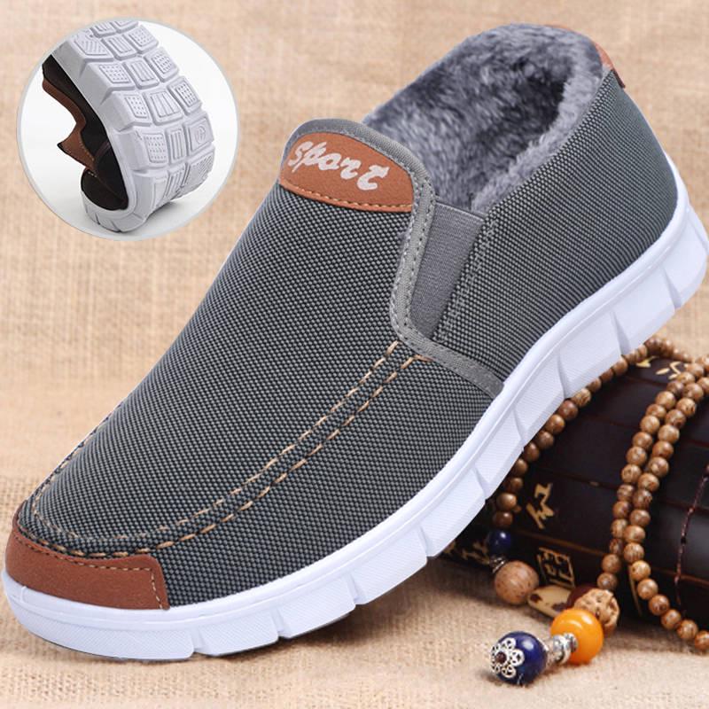 Winter Cold protection Non-slip shoes Keep warm Cotton shoes Outdoor Casual shoes Men's shoes