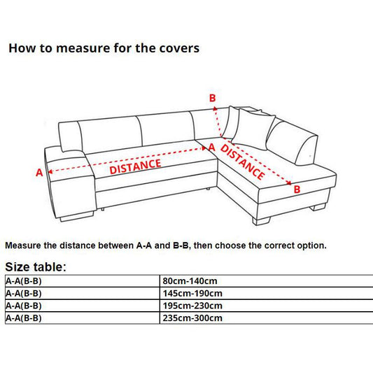 Corner Sofa Covers for Living Room Slipcovers Elastic Stretch Sectional Loveseat L Shape Sofa Cover