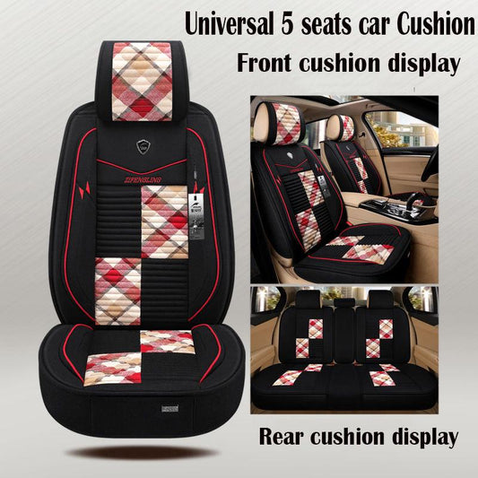 Universal car seat cover Waterproof Car Seat Cover Universal Leather 5 set Auto Seat Cushion 5 seats