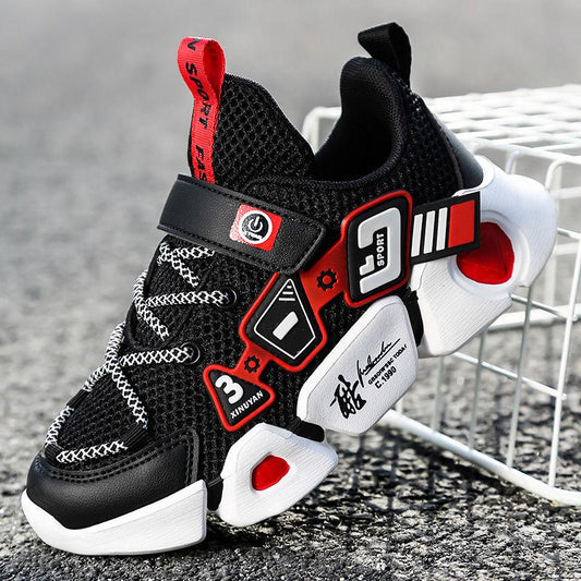 Boys Shoes 2020 Spring Autumn Big Children's Net Shoes Breathable Summer 3-12 Years Old Pupil Shoes Kids Sports Shoes