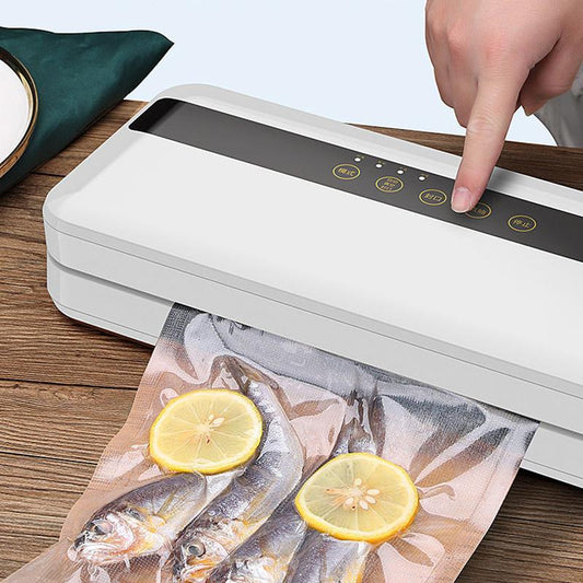 Best Food Vacuum Sealer 220V/110V Automatic Commercial Household Food Vacuum Sealer Packaging Machine Include 10Pcs Bags