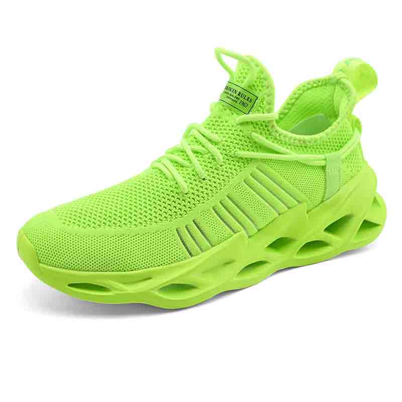 Plus Size 36-47 Fashion Summer Men Mesh Sneakers Low-top Wear-resistant Running Basketball Shoes Non-slip Shockproof Blade Shoes