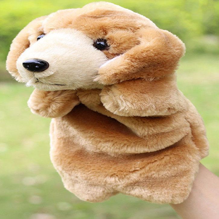 Lovely Delicate Baby Child Little Animal Glove Puppet Finger Sack Plush Toy Parent Child Interactive Glove Doll