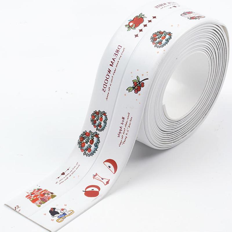 Kitchen Beautiful Seam Stickers Bathroom Waterproof Moisture-proof and Mildew-proof Tape Bathroom Corner Toilet Stickers Stove Sink Anti-greasy