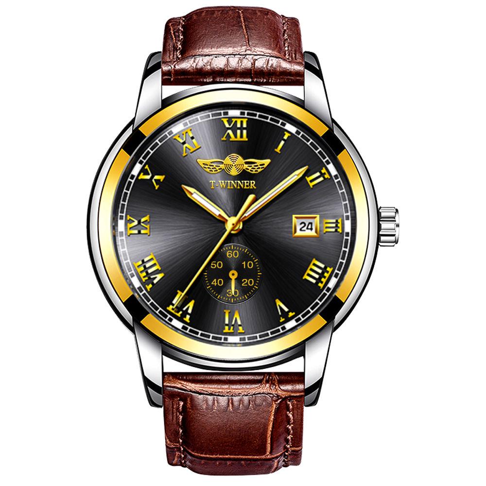 Fashion Luminous Automatic Mechanical Watch Men Wrist Watch Stainless Steel Business Watch