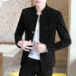 Fashion Men's Suit Korean Style Slim Casual Single Velvet Youth Suit