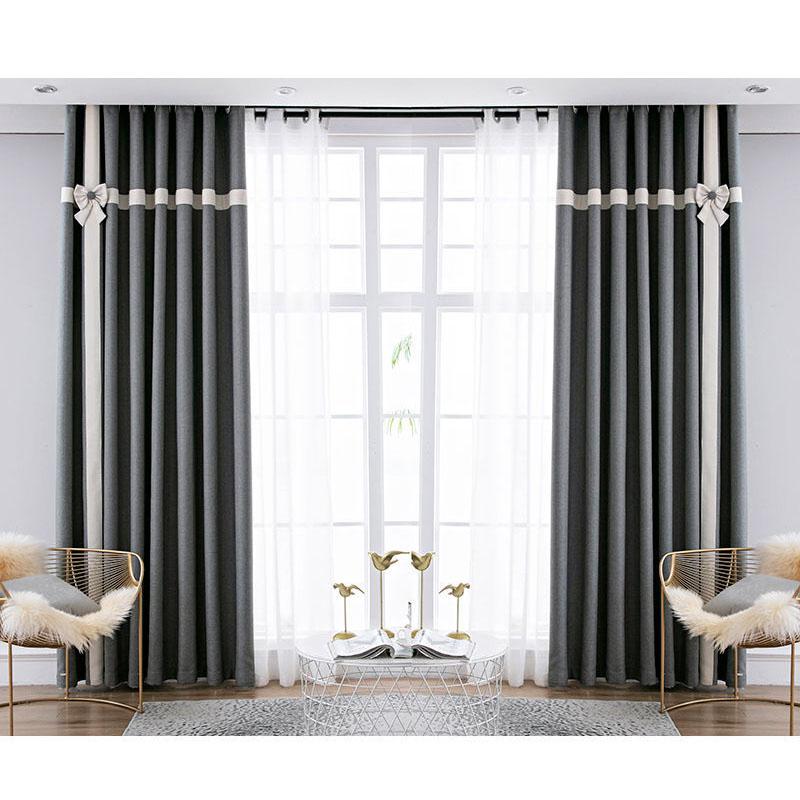 Modern and Simple Atmospheric Sun-shading Curtains for Bedrooms and Homes for Living Rooms (150×270cm)